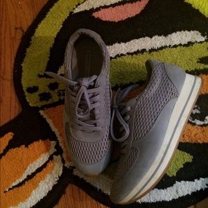 Zara baby blue sneakers