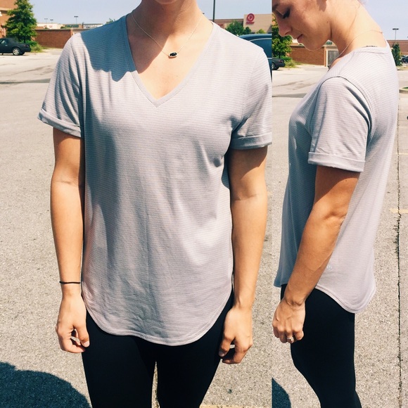 ❗️❗️SOLD LULULEMON GRAY BFT TEE :)