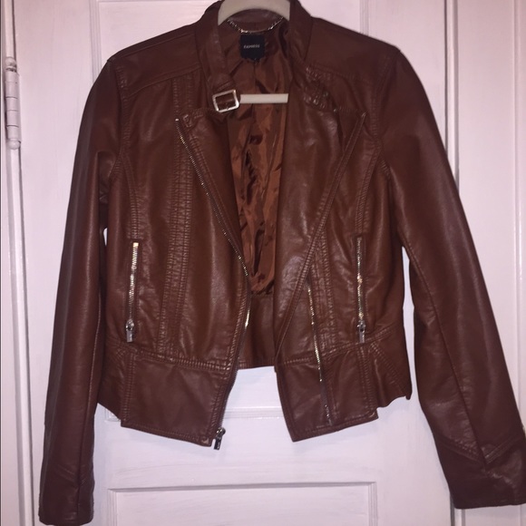 Faux Leather Moto Jacket