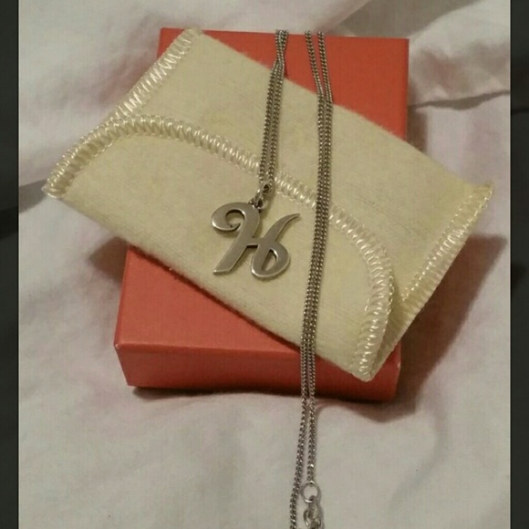 James Avery Cursive H necklace
