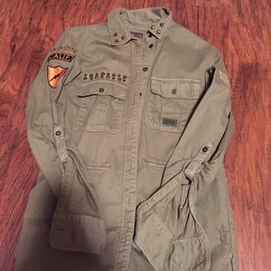 Kendal and Kylie army jacket
