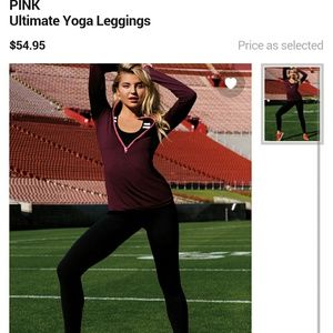 Victoria's Secret Pink ultimate yoga pants legging