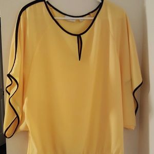 NY&C Yellow Blouse