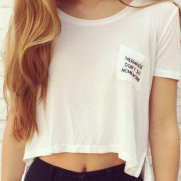 'Mermaids Don't Do Homework" Shirt