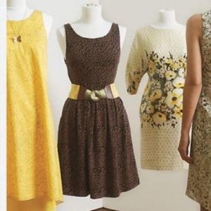 🔴sold Anthro Deletta cheetah dress