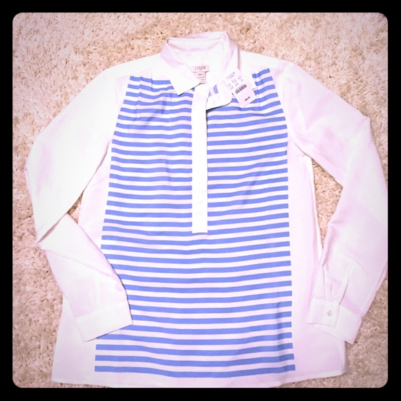 J. Crew Factory scarf print popover