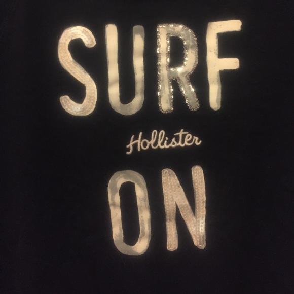 NWOT! "Surf On" Hollister Sweatshirt. - Picture 2 of 3