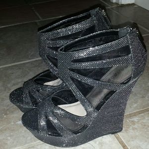 Brand New Silver Wedges