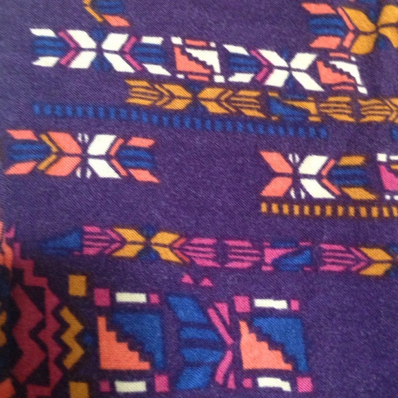 Purple Tribal Top - Picture 2 of 2