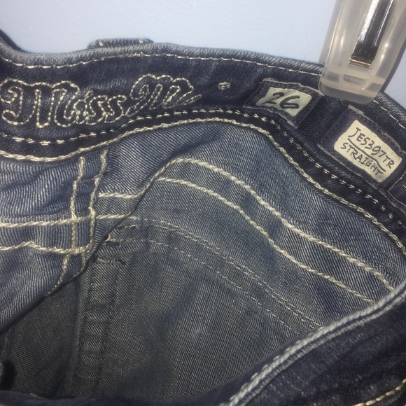 Size 26 , Straight Cut Miss Me Jeans - Picture 4 of 4