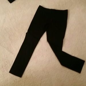Gap black, really skinny pant