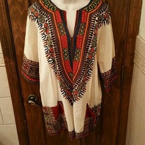 Cute multi color dashiki