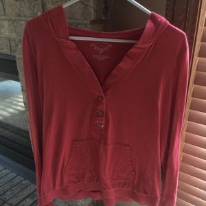 Cute long sleeve hooded shirt!