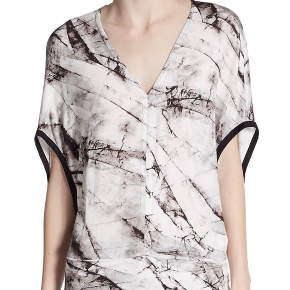 Helmut Lang Print Top NWT - Picture 2 of 4