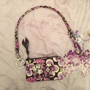 Vera Bradley matching ID wallet and lanyard