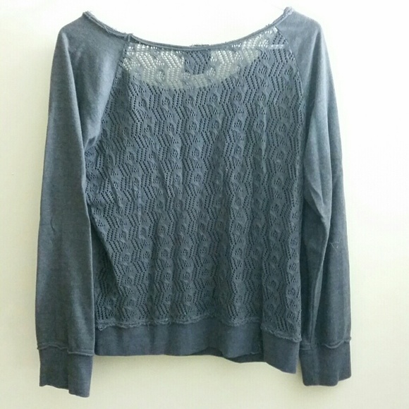 Cute Dark Grey Crew Neck - Picture 2 of 3