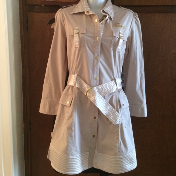 Coogi adjustable sleeve shirt dress.