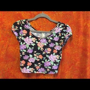 Floral Crop Top - Forever XXI