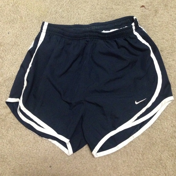 Nike classic black dri fit tempo running shorts