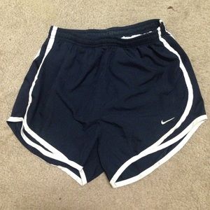 Nike classic black dri fit tempo running shorts