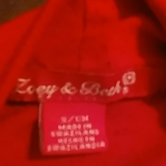 Red and black shirt (built in cami) - Picture 2 of 3