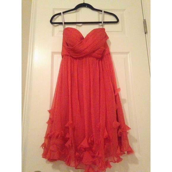 Jenny Yoo crinkle chiffon bridesmaids dress