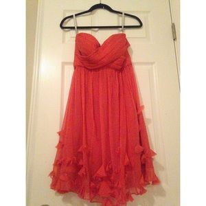 Jenny Yoo crinkle chiffon bridesmaids dress