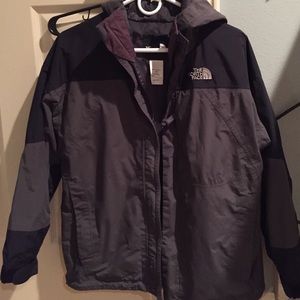 boys north face rain jacket