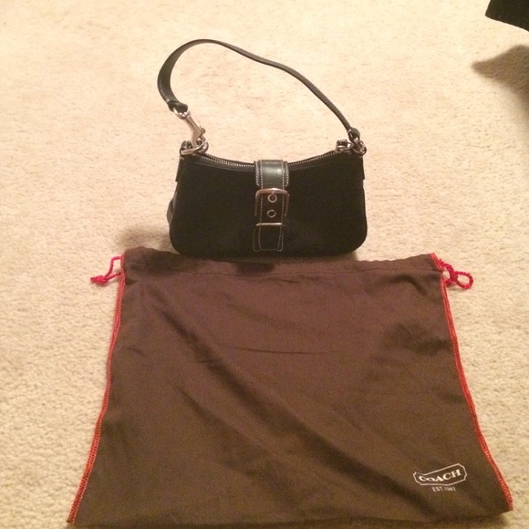 Black coach bag