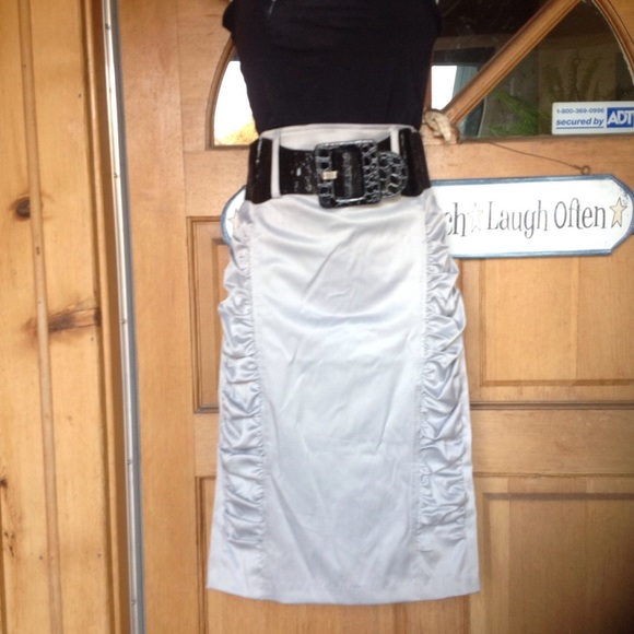 New Yellow & Gray Pencil Skirts