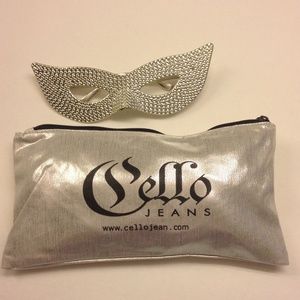 Cello jeans silver pouch