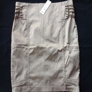 Beautiful Tan Pencil Skirt