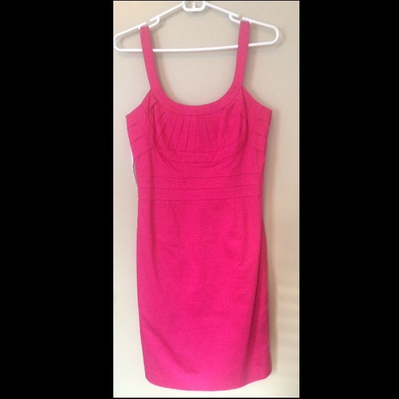 Bright fuchsia Calvin Klein dress