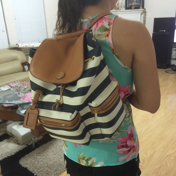 Tory Burch backpack.