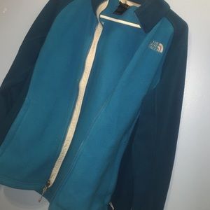 Blue two-tone North Face