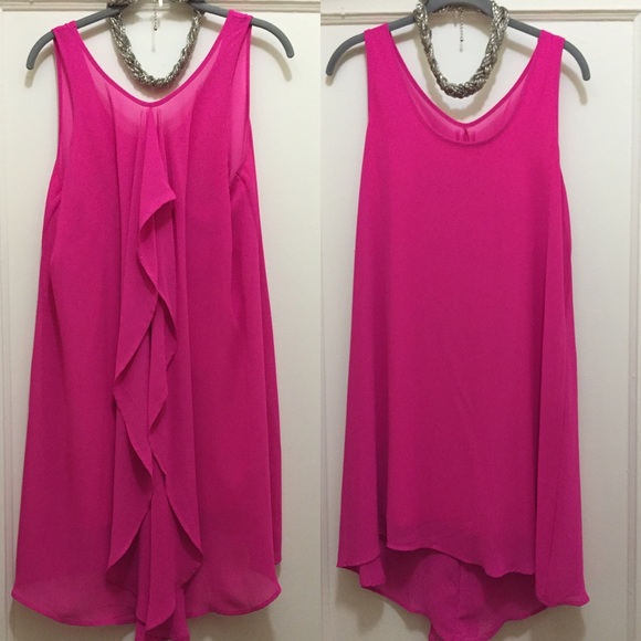 🎀 Hot Pink Ruffled Dress 🎀