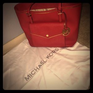 Red and Gold Michael Kors