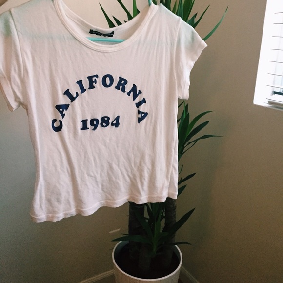 California 1984 graphic T shirt Brandy Melville