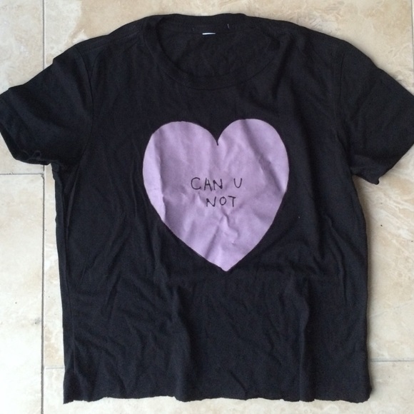 "CAN U NOT" crop top ONE SIZE