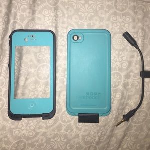 iPhone 4/4S Turquoise LifeProof Case