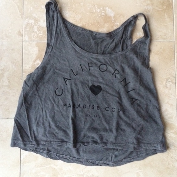 BRANDY MELVILLE PARADISE COVE CROP TOP TANK