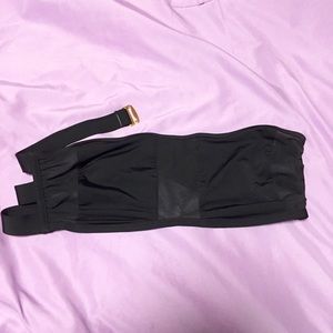 3 Strap Black Bandeau