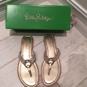 Lilly Pulitzer MCKIM Sandal Braided Leather