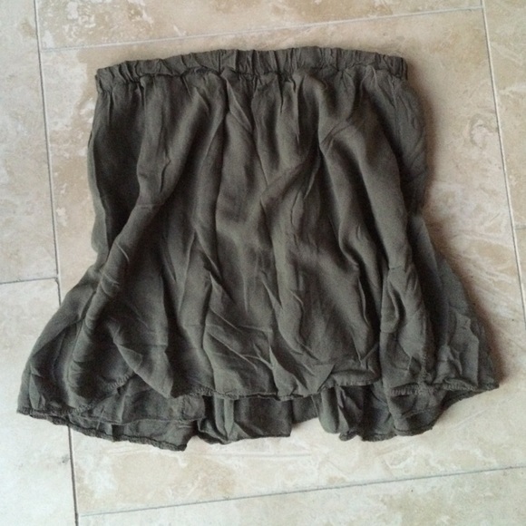 BRANDY MELVILLE OLIVE SKIRT