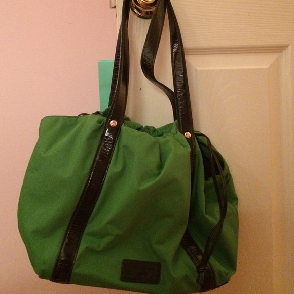 Green Kate Spade purse