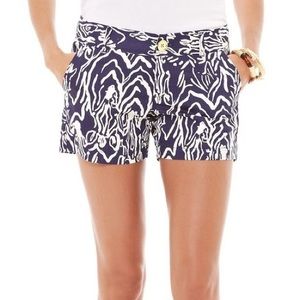 Lilly Pulitzer Callahan shorts Navy Entourage