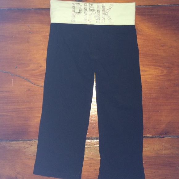 RARE cropped PINK yoga pants