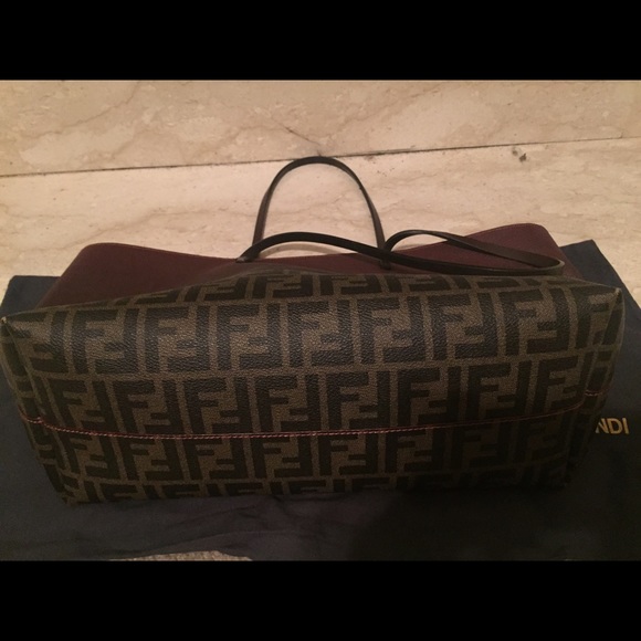 ❌❌sold❌❌Authentic Fendi Ombré  zucca tote bag - Picture 4 of 4