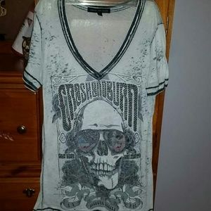 Crash and Burn Skull Shirt