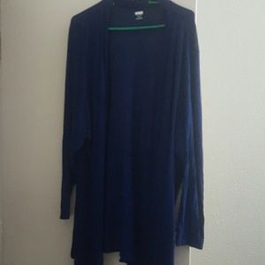 Blue cardigan